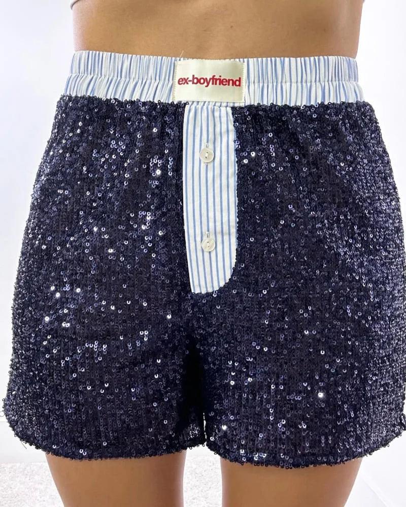 Ex-Boyfriend Sequin Blue Boxers