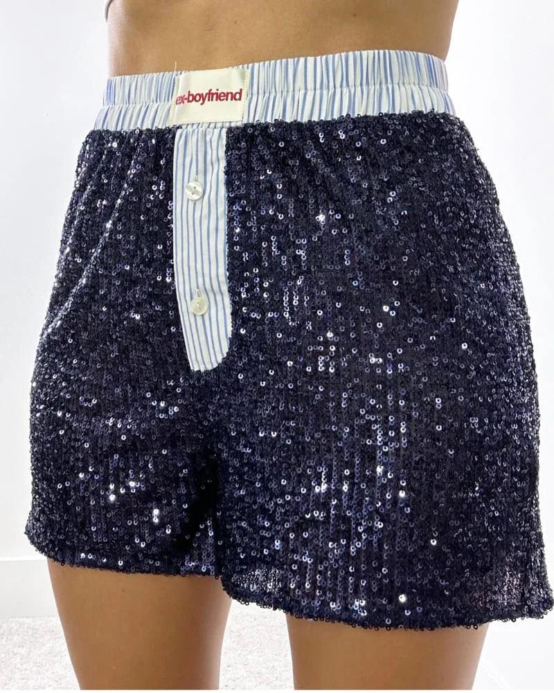 Ex-Boyfriend Sequin Blue Boxers