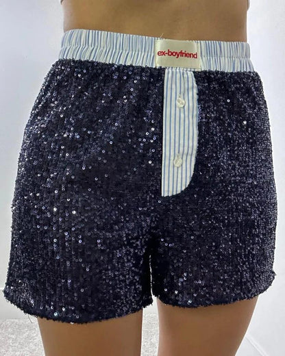 Ex-Boyfriend Sequin Blue Boxers