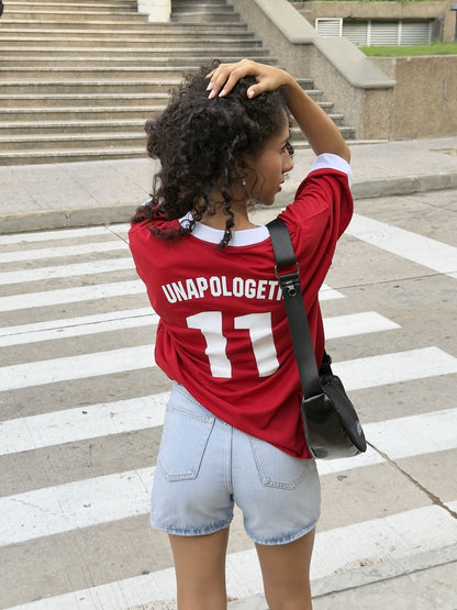 Oversized Unapologetic 11.11 Red