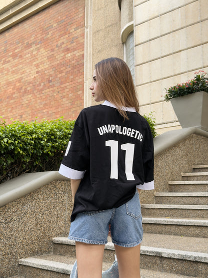 Oversized Unapologetic 11.11 Black