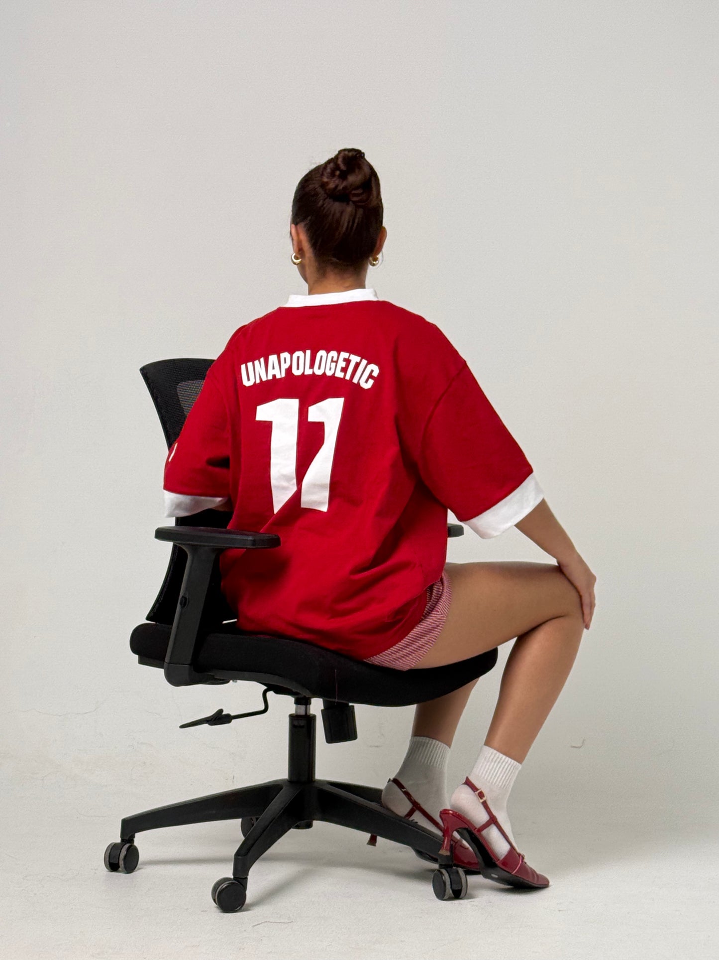 Oversized Unapologetic 11.11 Red